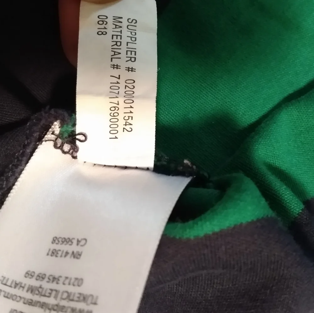 POLO Ralph Lauren HI TECH striped T-Shirt Hoodie - NWOT - Classic MENS Medium - Picture 12 of 14